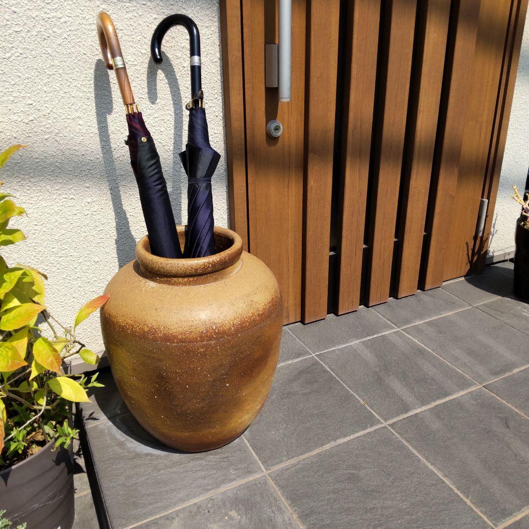 訳あり陶器製 傘立て 　引き取り希望