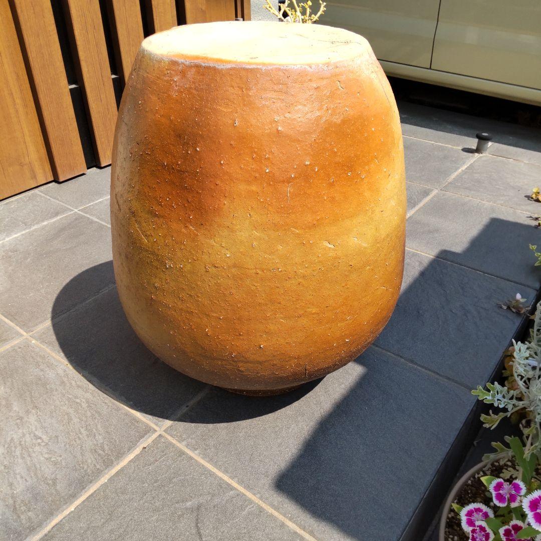 訳あり陶器製 傘立て 　引き取り希望
