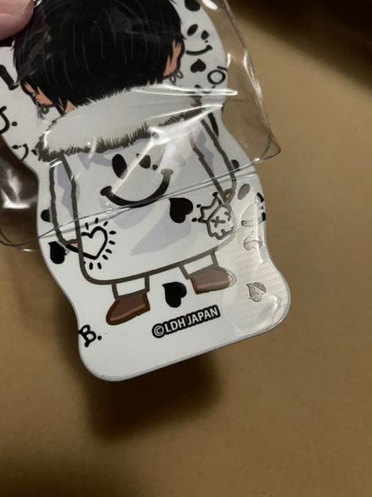 登坂広臣　白LOVE 両面グリッターキーホルダー