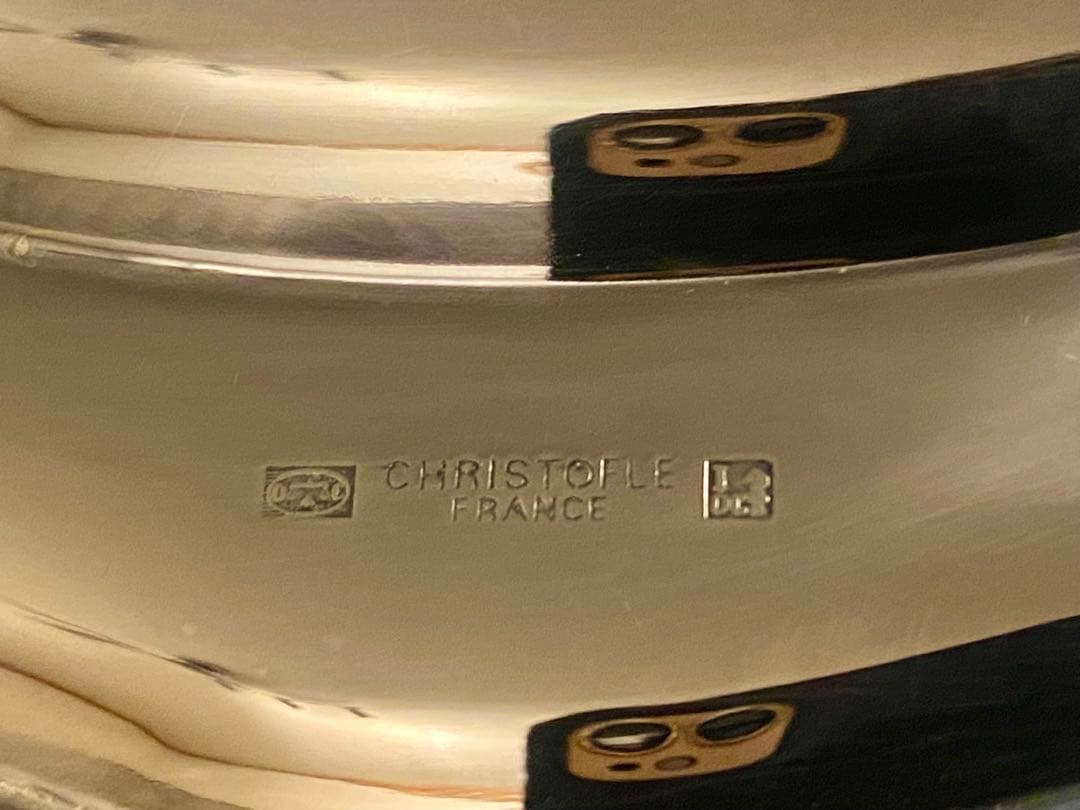 【☆超レアアイテム☆】クリストフル 花リムプレート