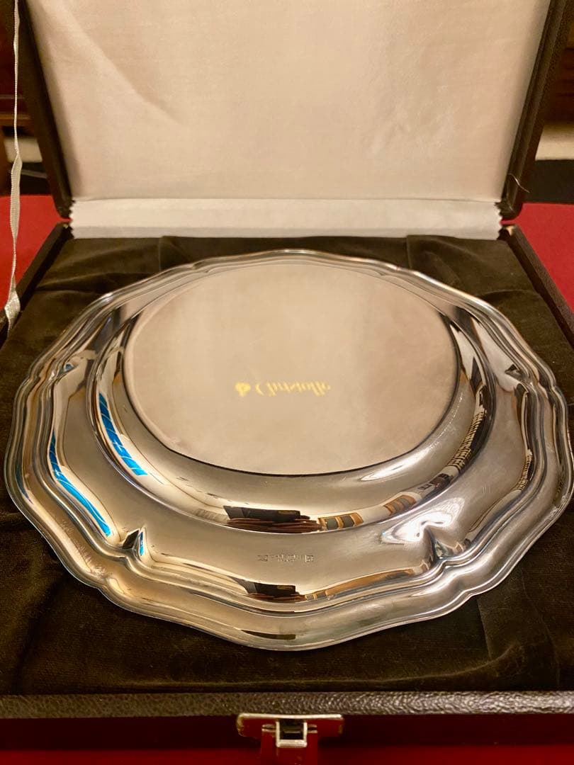 【☆超レアアイテム☆】クリストフル 花リムプレート