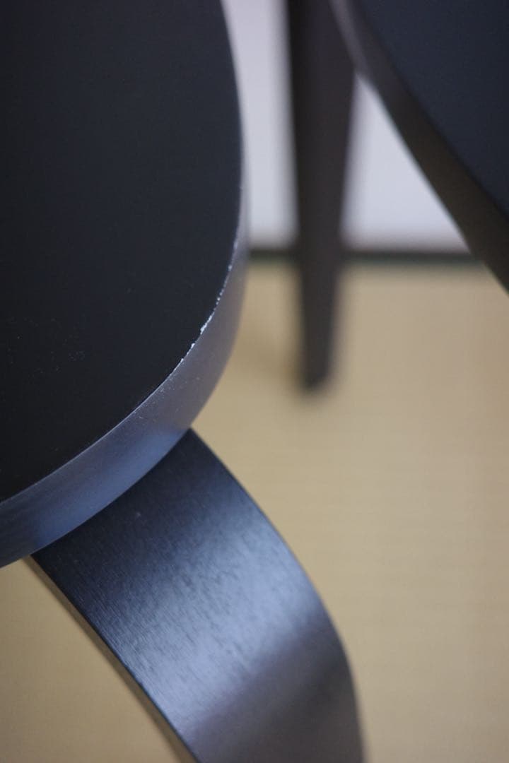 IKEA スツール　KYRRE 黒　２脚