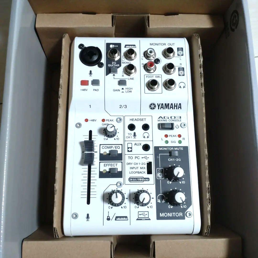 マメヒコ YAMAHA AG03 オーディオインターフェース ホワイト
