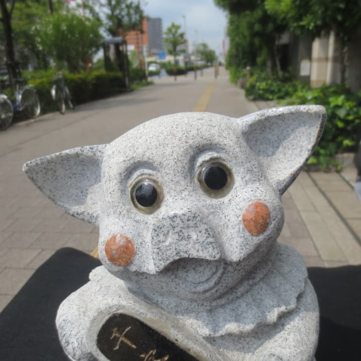 千客万来 ぶた ブタ 豚 Ｐｉｇ 玄関 置物 トントン拍子で商売繁盛 オブジェ