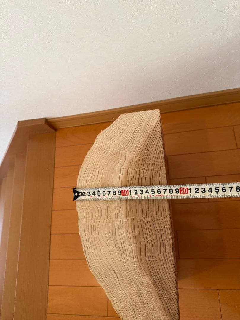 天然杉一枚板最高級杢目のゴツ脚安定テーブル　beeswax塗装仕上げ‼️