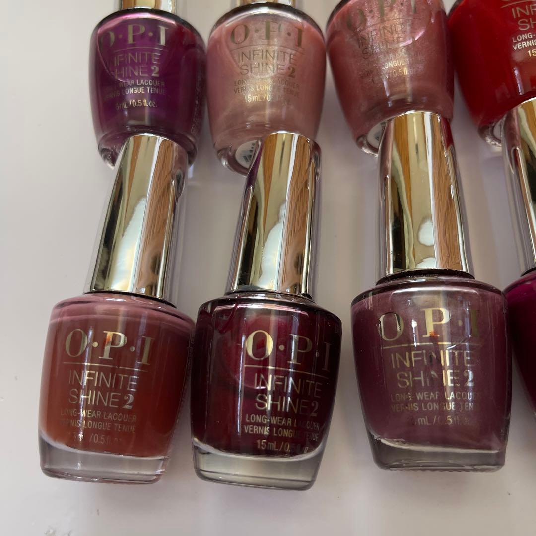 【スーパーセール❗️新品】 OPIインフィニットシャイン〔赤ピンク系〕まとめ売り