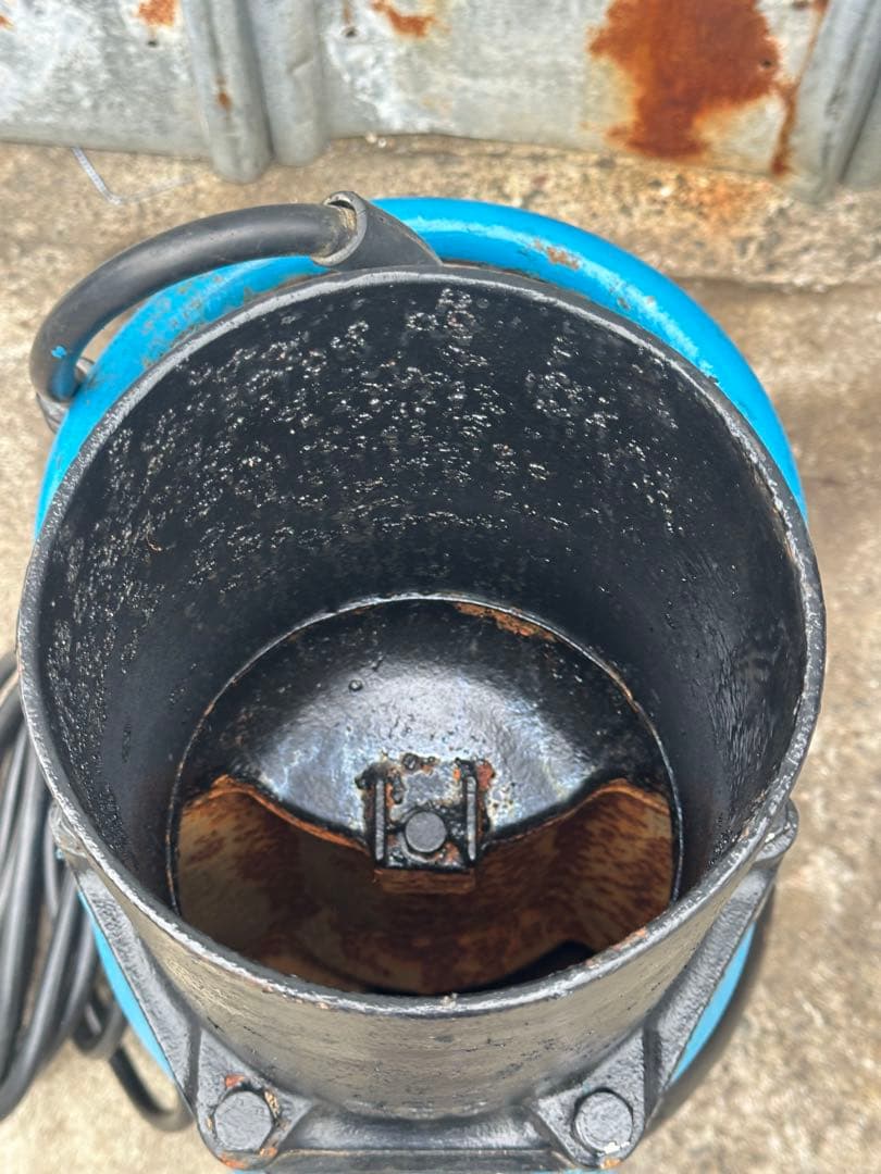 大4.ツルミ排水用水中ポンプKRS-85.5三相 200V 50Hz 5.5kW