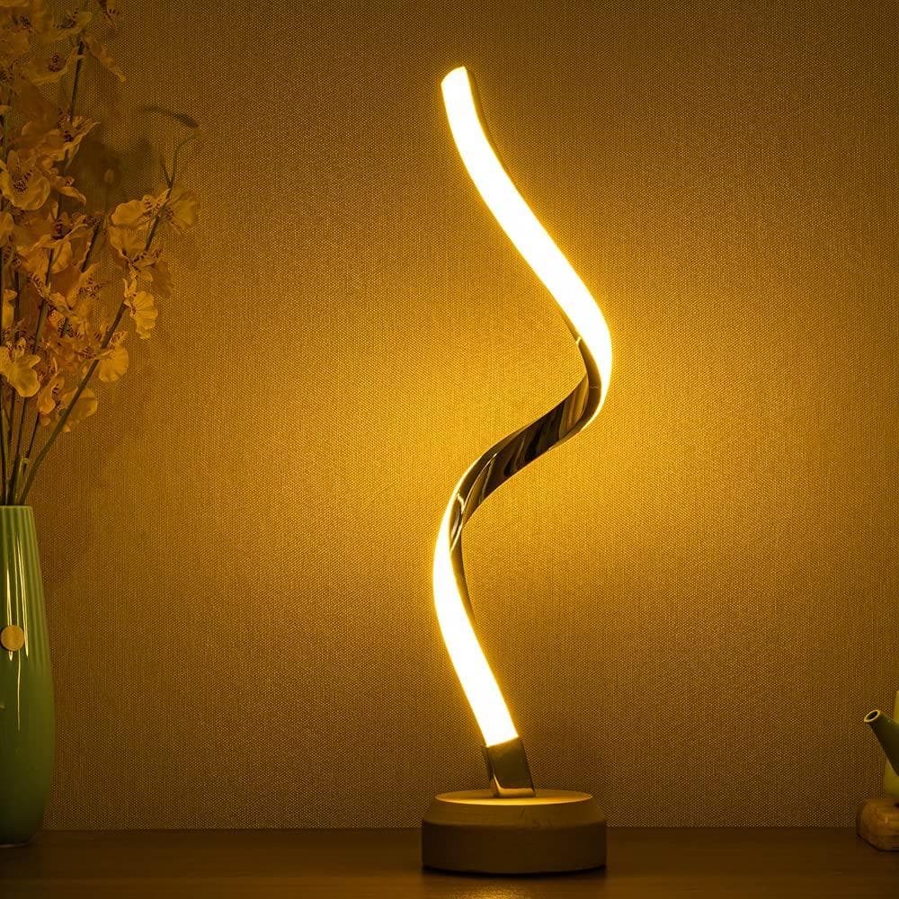 LEDスタンド 天然ブナの土台 調光