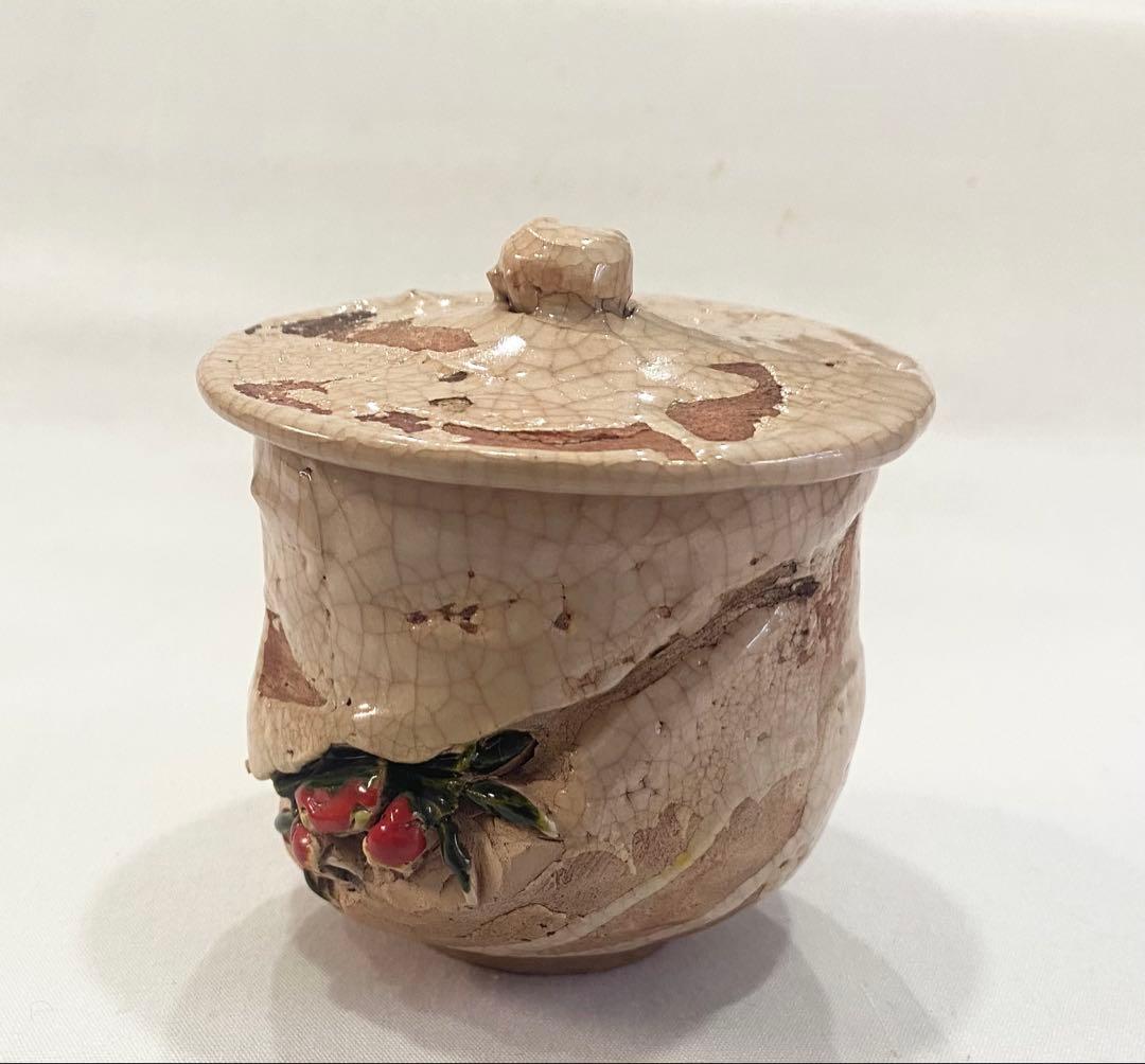 楽山焼のレトロで重厚な “天神蟹湯呑“ - メルカリ