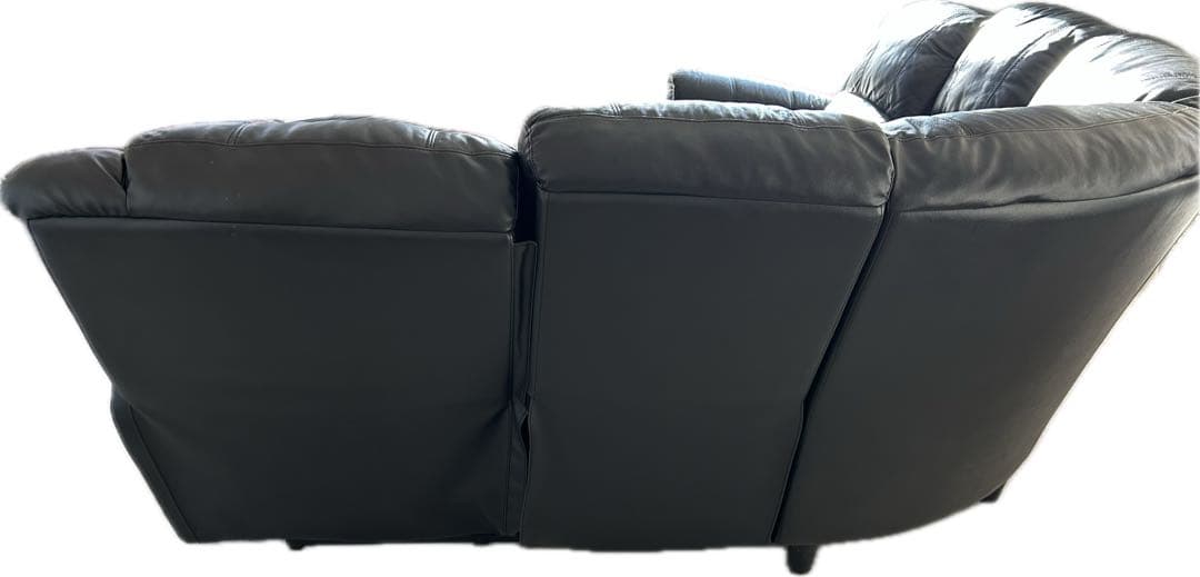 lurkey 5人　ソファ　本革　ヴィンテージ　アンティーク　コーナー　ソファー