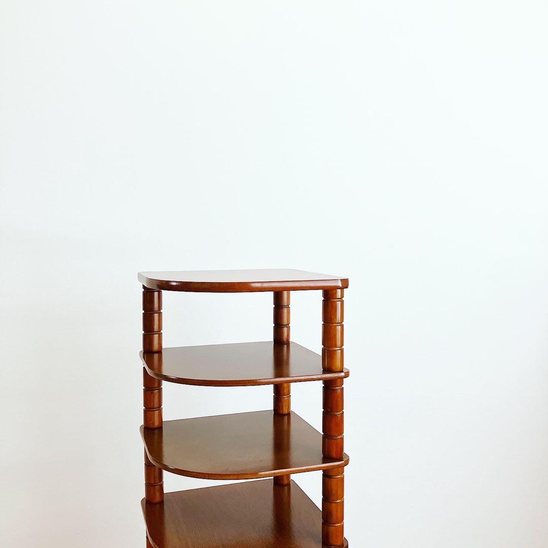 SALE!! コーナーシェルフ サイドテーブル 古家具 レトロ雑貨 ビンテージ