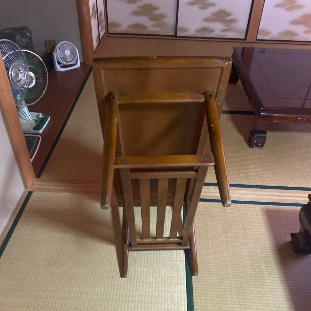 木製ローテーブル 約105cm x 46cm ビンテージ　昭和レトロ　洋間