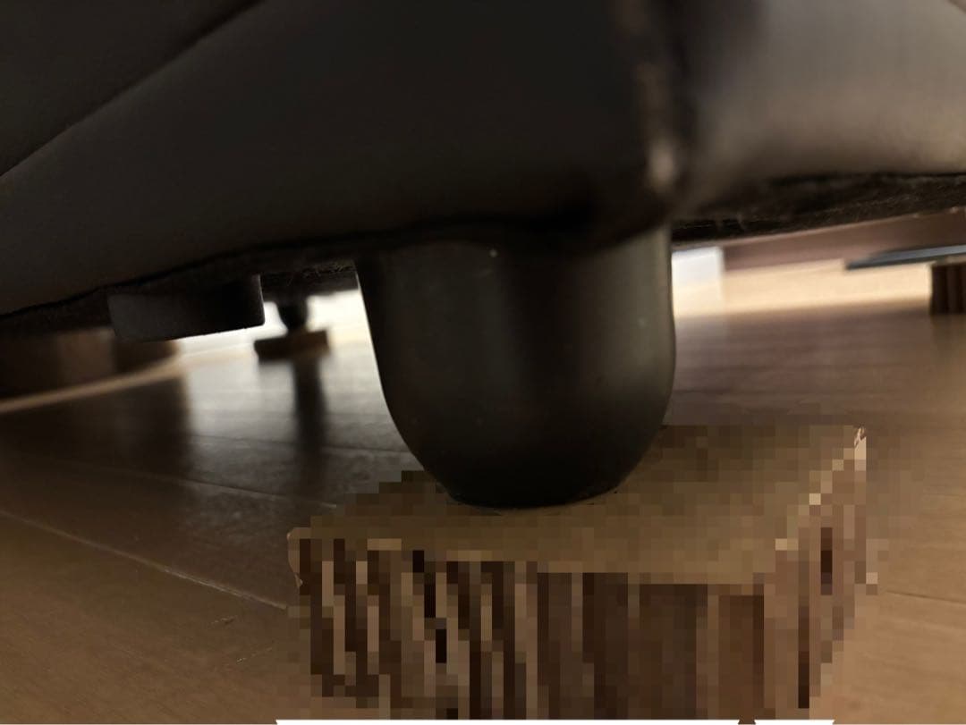 【値下げ中】本革(黒) 2人掛けソフ