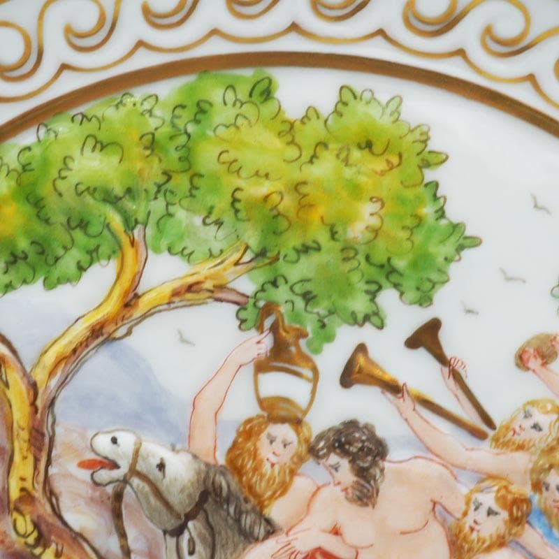 リチャードジノリ カポディモンテ プレート 22cm カラーレリーフ #5