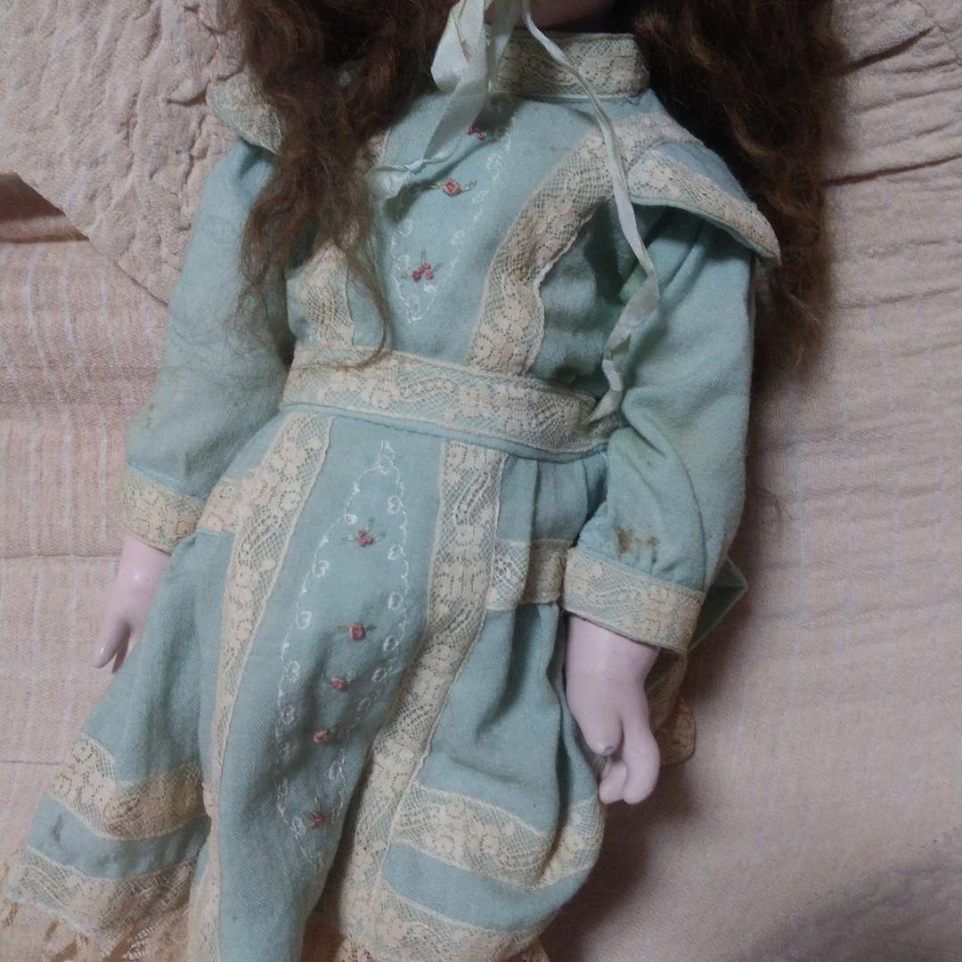 SFBJアンティークビスクドール238paris 全長約41㎝ - メルカリ