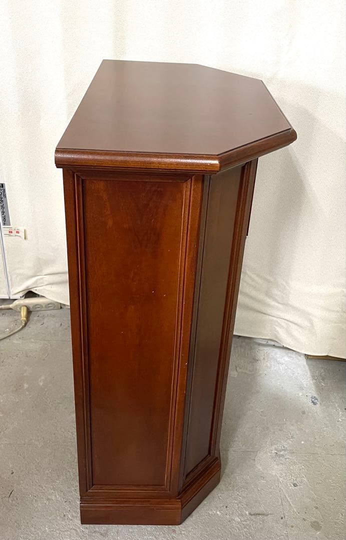 6角チェスト 引き出し キャビネット 電話台 アンティーク イタリア