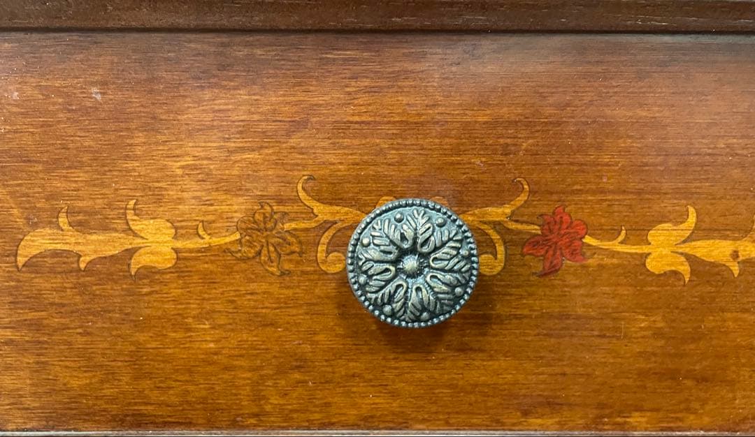 6角チェスト 引き出し キャビネット 電話台 アンティーク イタリア