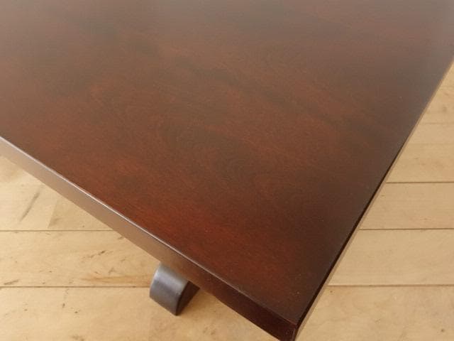 北海道民芸家具　ＨＭ410　座卓　折りたたみ式　ローテーブル　再塗装済　ＵＳＥＤ