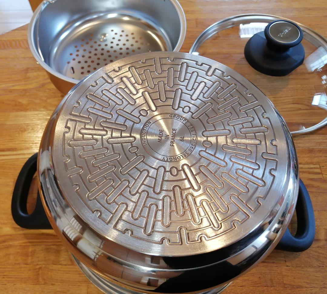 ティファール 6L 圧力鍋 蒸し器付