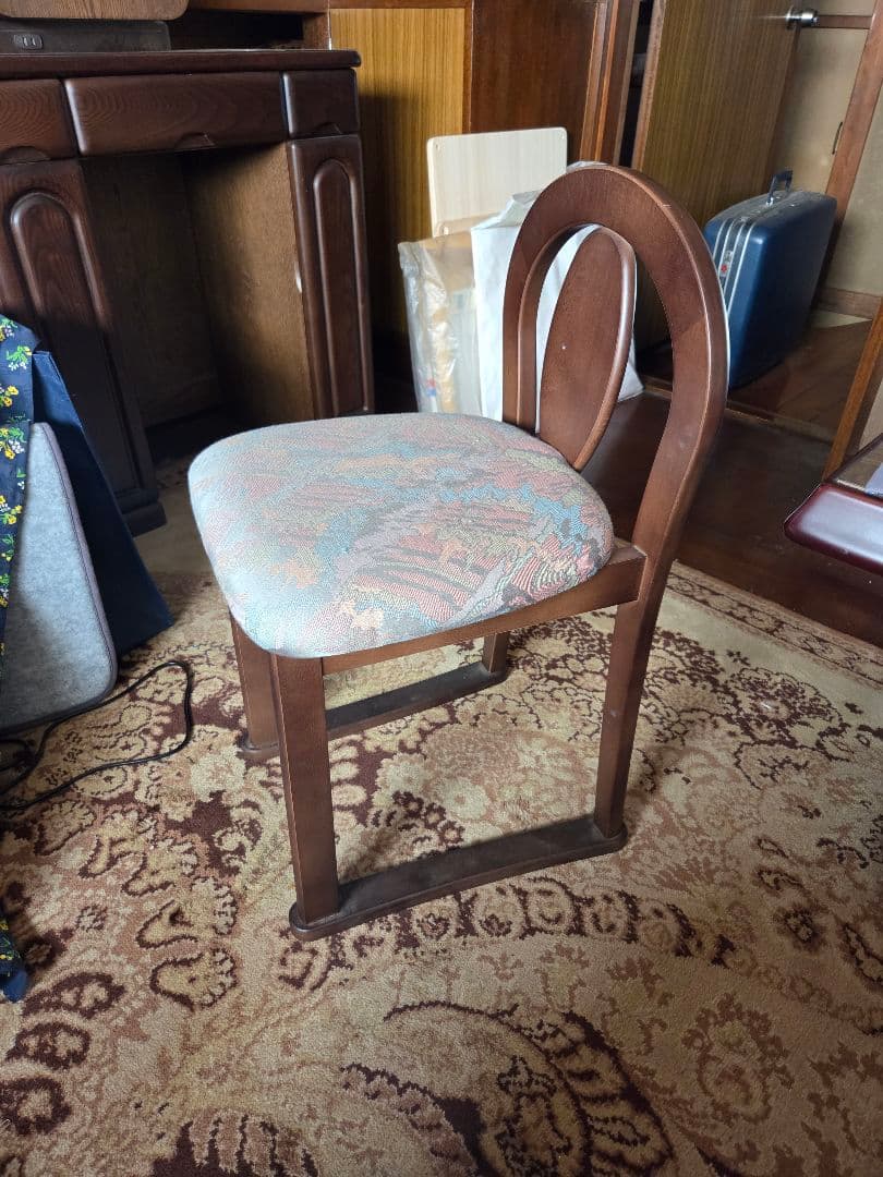 分解可　木製3面鏡ドレッサー