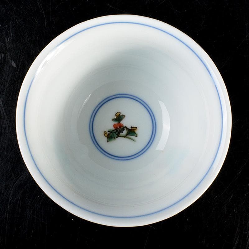 九谷焼 堀江青光作 色絵唐子文 波出茶碗 10客 共箱 V 6232C - メルカリ