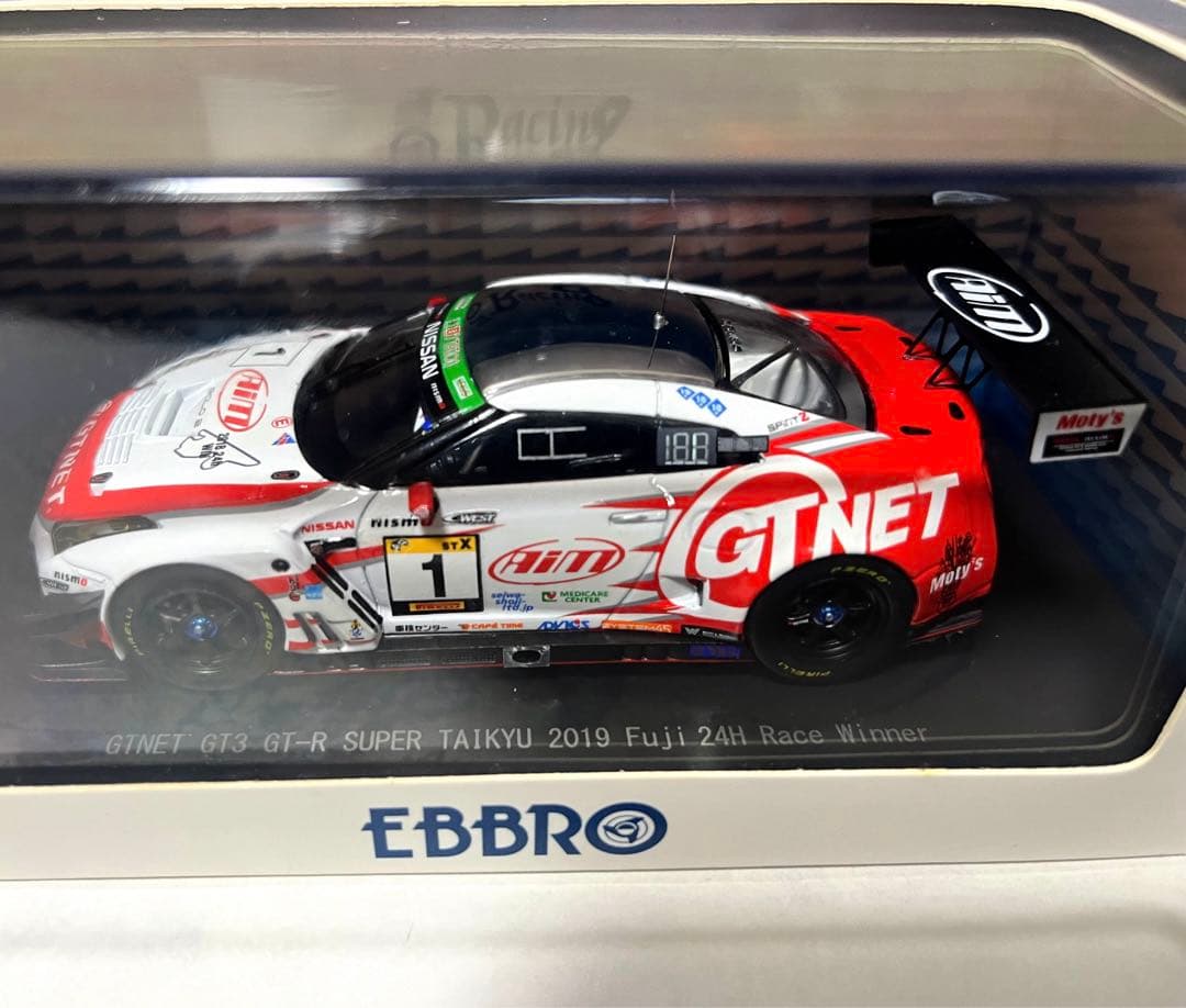 エブロ 1/43 GTNET GT3 GT-R スーパー耐久 富士24H #1 - メルカリ
