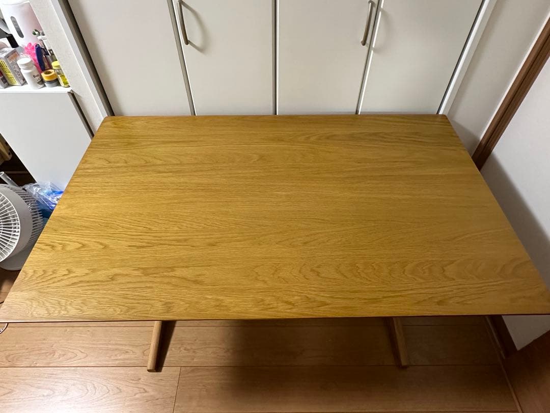 【りん♡さん】専用無印良品 リビングでもダイニングでもつかえるテーブル　オーク