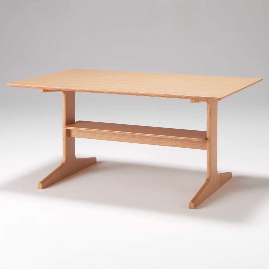 【りん♡さん】専用無印良品 リビングでもダイニングでもつかえるテーブル　オーク