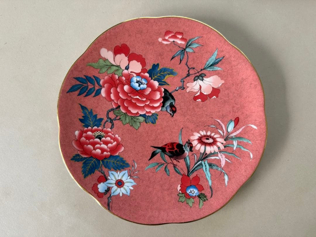 【希少・美品】ウェッジウッド ペオニアブラッシュ ディナープレート27cm 4枚