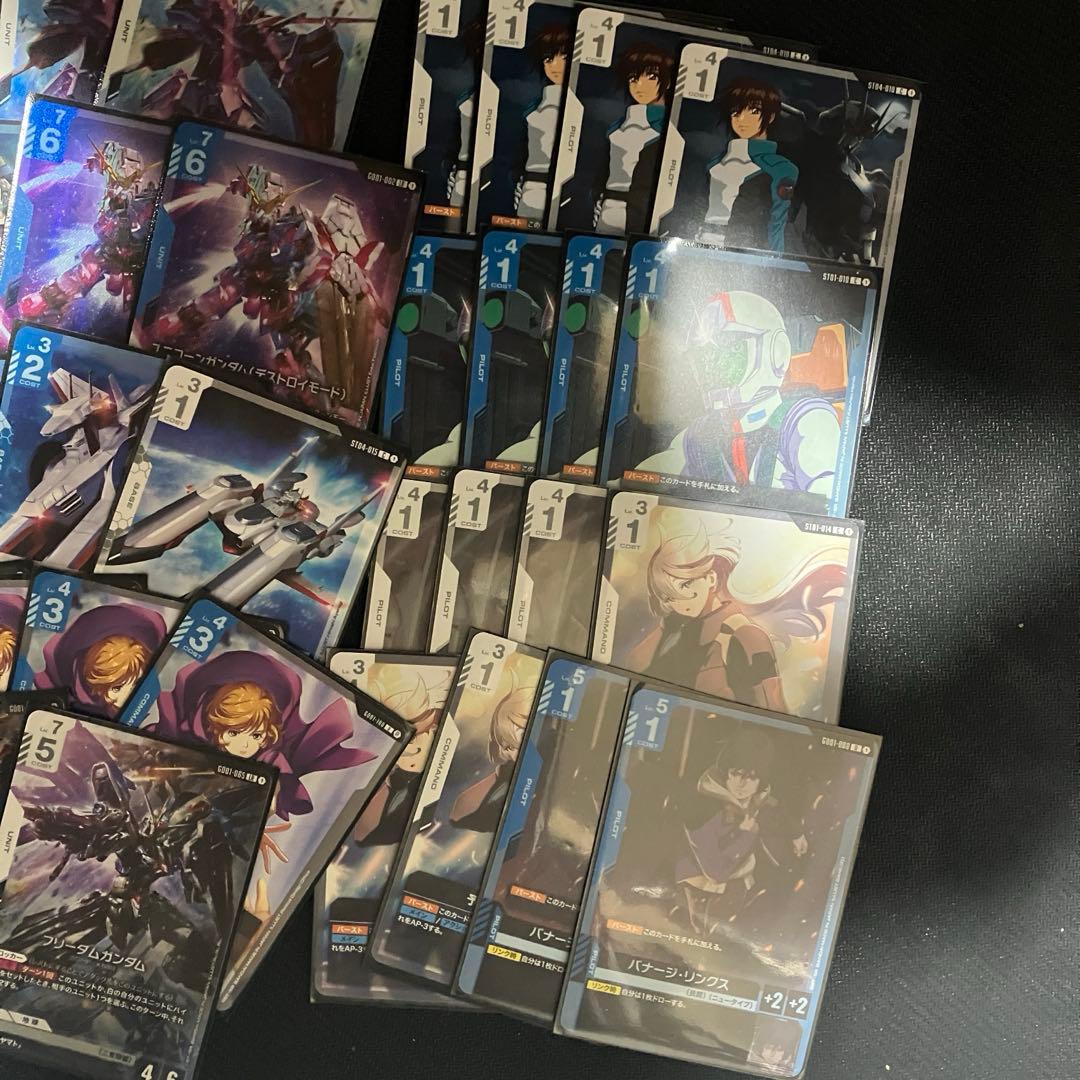 ガンダムカードゲーム 構築済みデッキ 青白 ガンダムseed - メルカリ