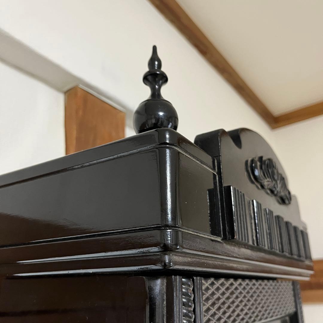 Aichi 30 DAY 愛知柱時計　ゼンマイ式　木製掛時計 黒