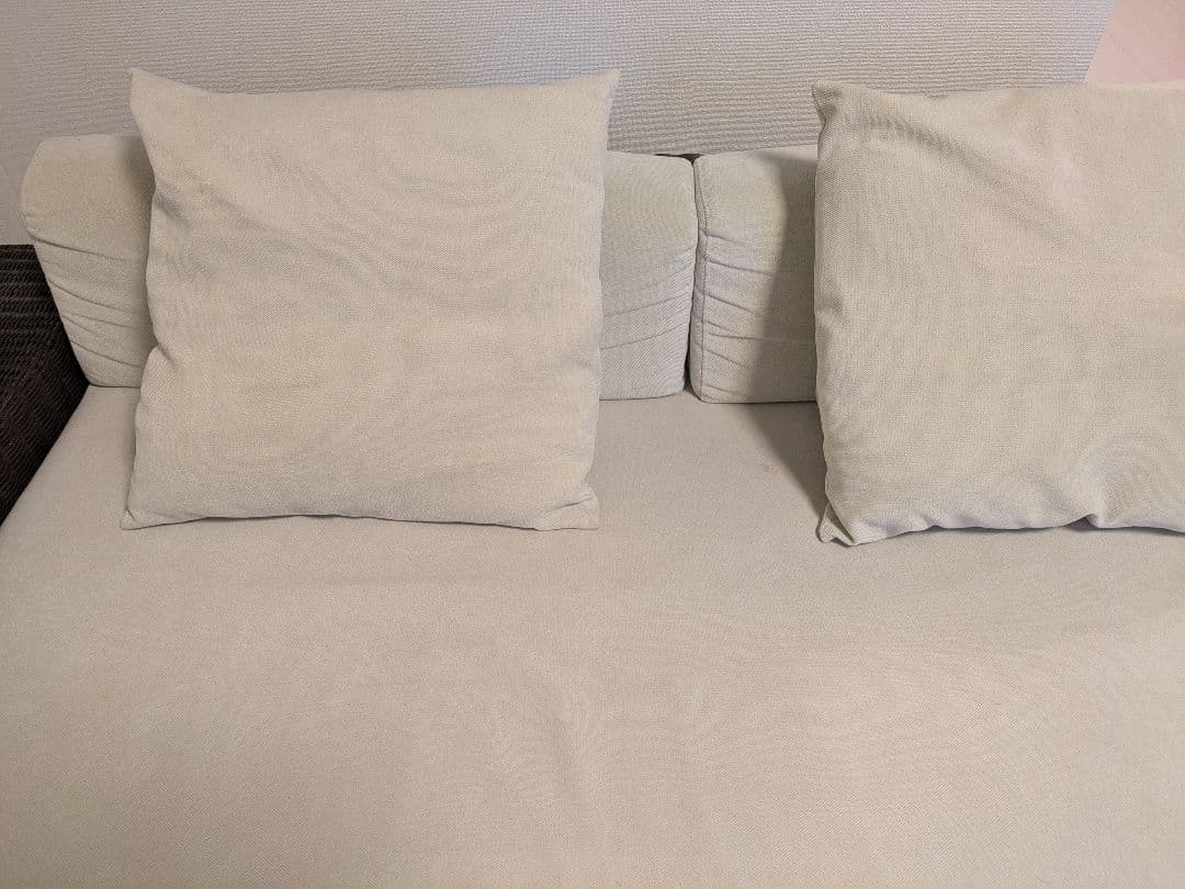 a.flat ケイ・ローソファ 右アーム (ラタン) 2.5人掛けソファ