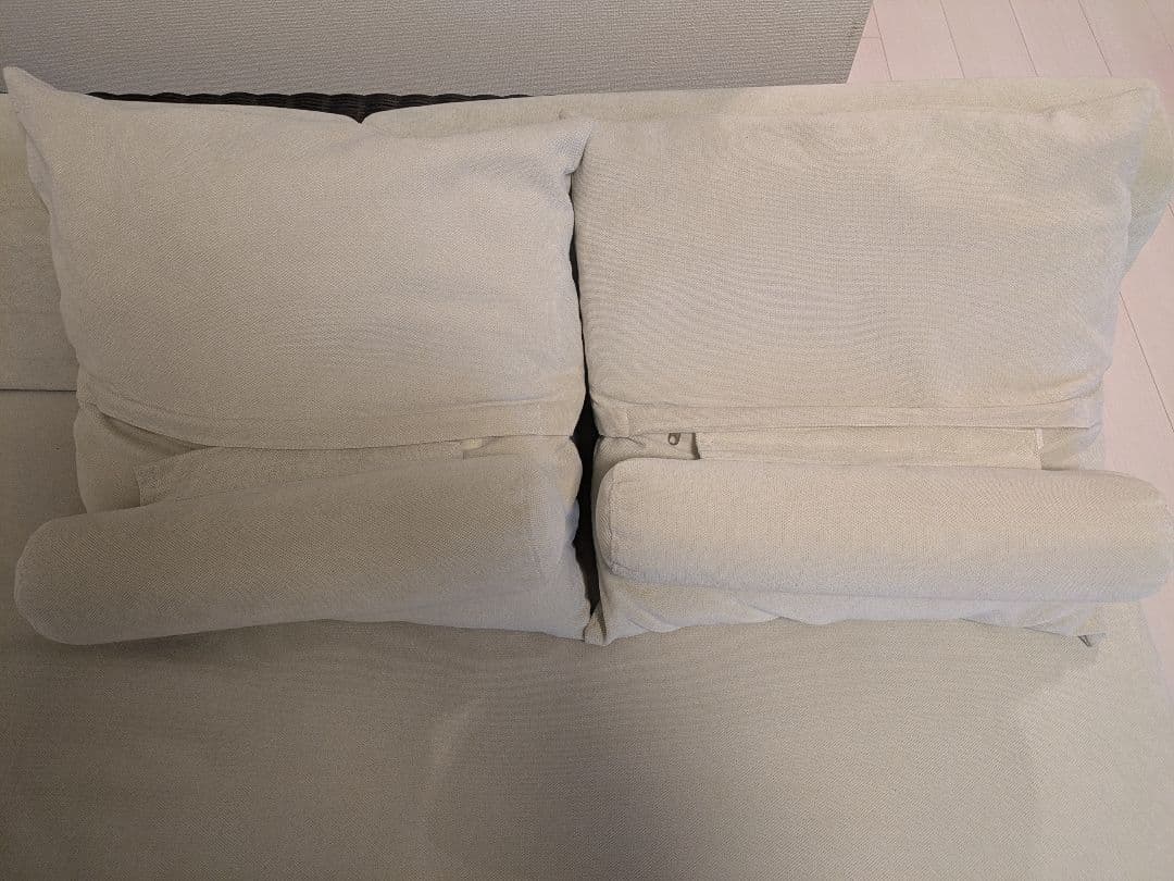 a.flat ケイ・ローソファ 右アーム (ラタン) 2.5人掛けソファ