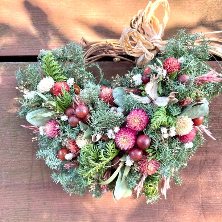 クリスマスリース　お正月リース　杉リース　冬リース