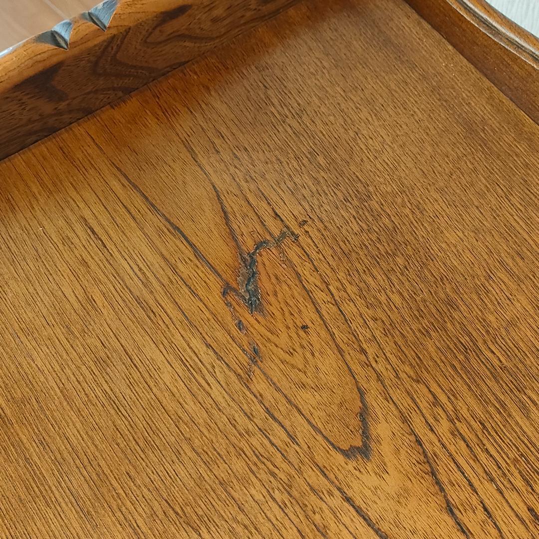 カリモク　キッチンワゴン　木製ワゴン　サイドテーブル　キャスター付き