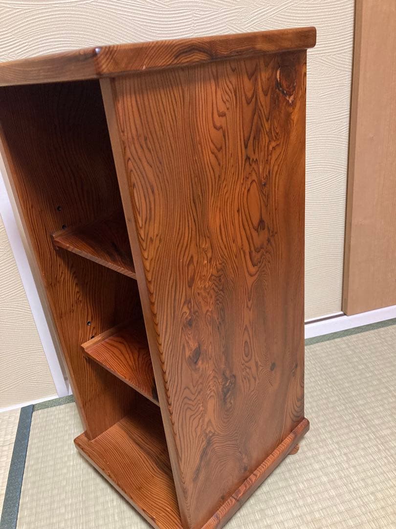 総屋久杉　3段本棚