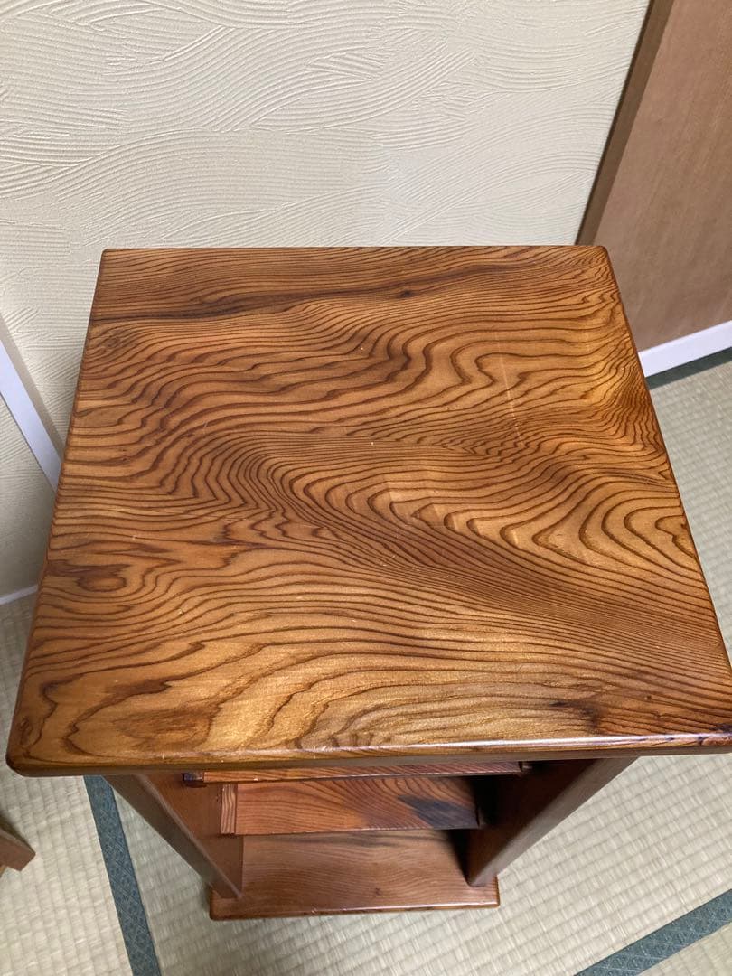 総屋久杉　3段本棚