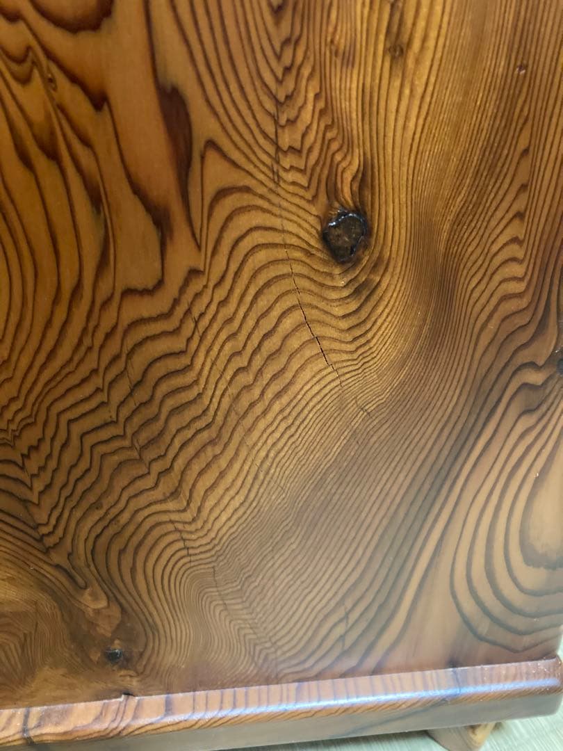 総屋久杉　3段本棚