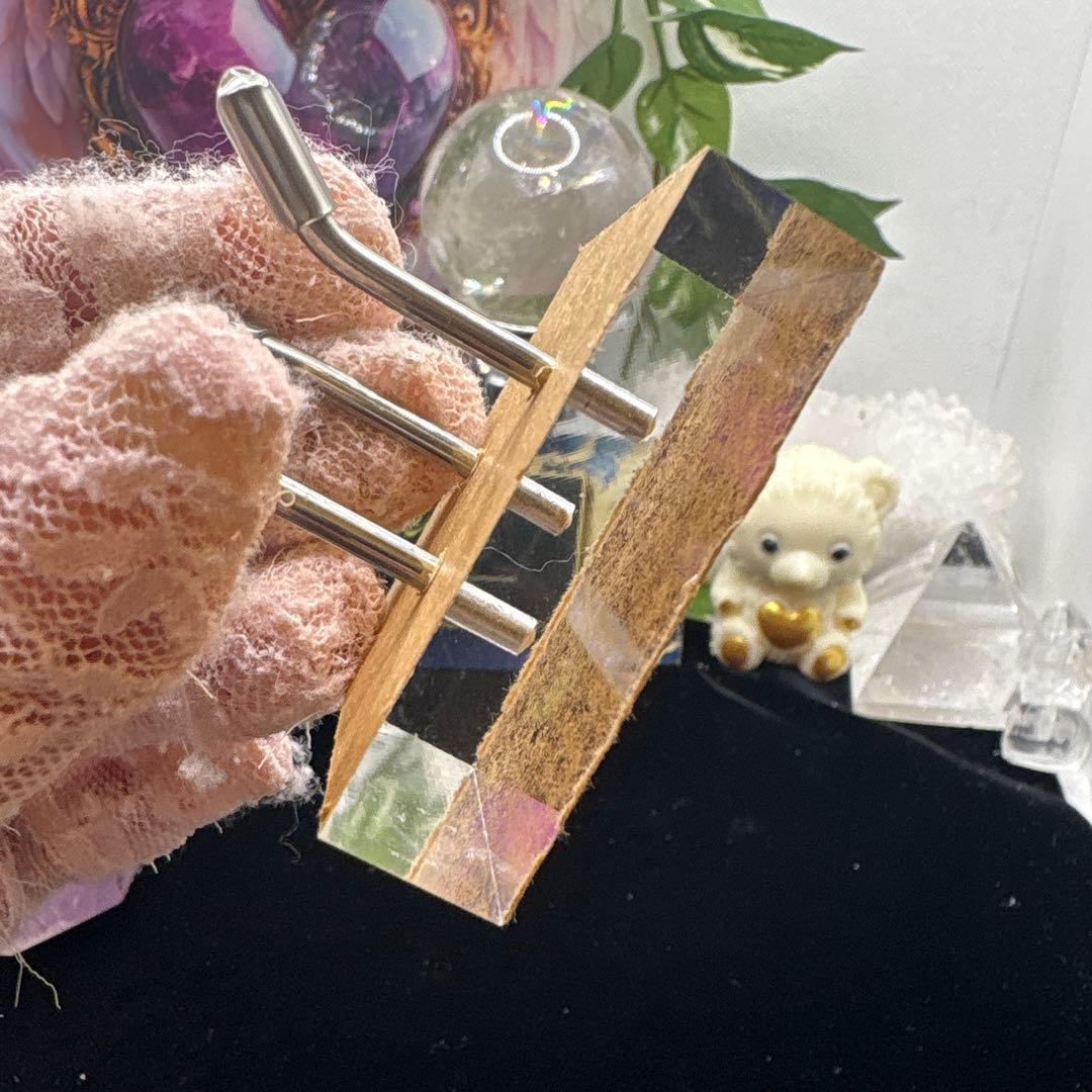 高品質 ファントムアメジストダイヤモンドカットNo.1813