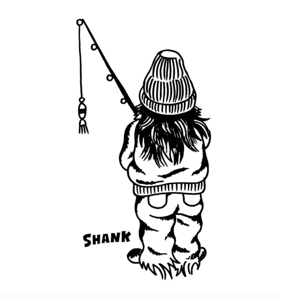 新品 SHANK シャンク Tシャツ XL ブラック 黒 ANGLER 釣り人