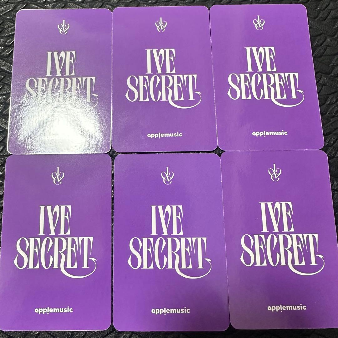 IVE SECRET applemusic 4.0特典トレカ コンプリートセット - メルカリ