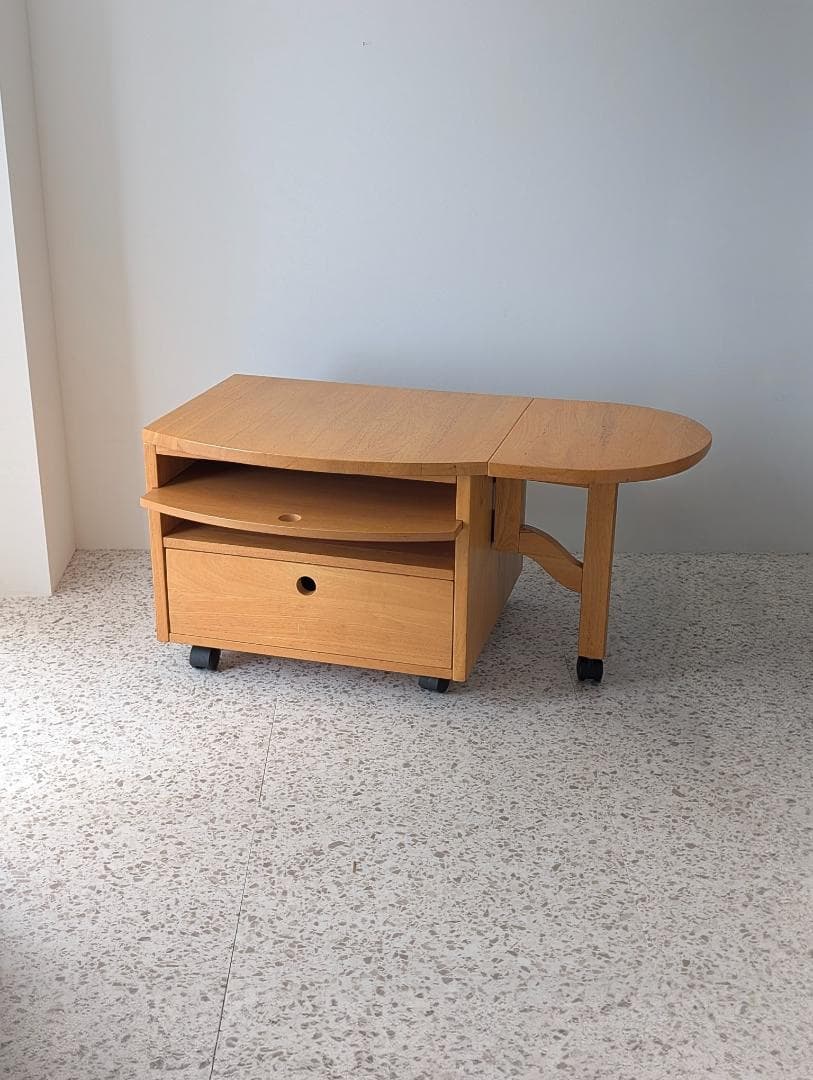 00s OLD エクステンション キャスター ワゴン バタフライ ローテーブル