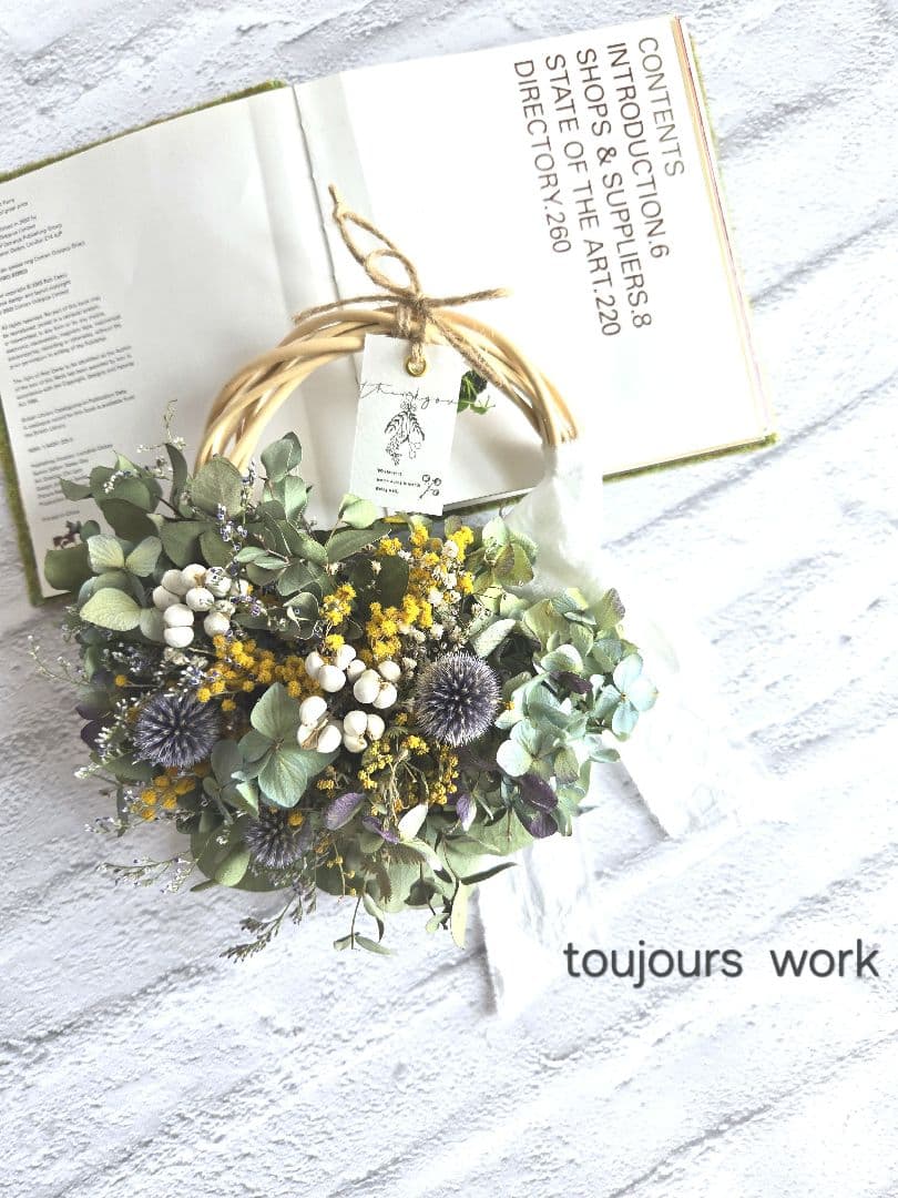 ◇サマーリース◇ナチュラルリース◇ベッチーズブルー