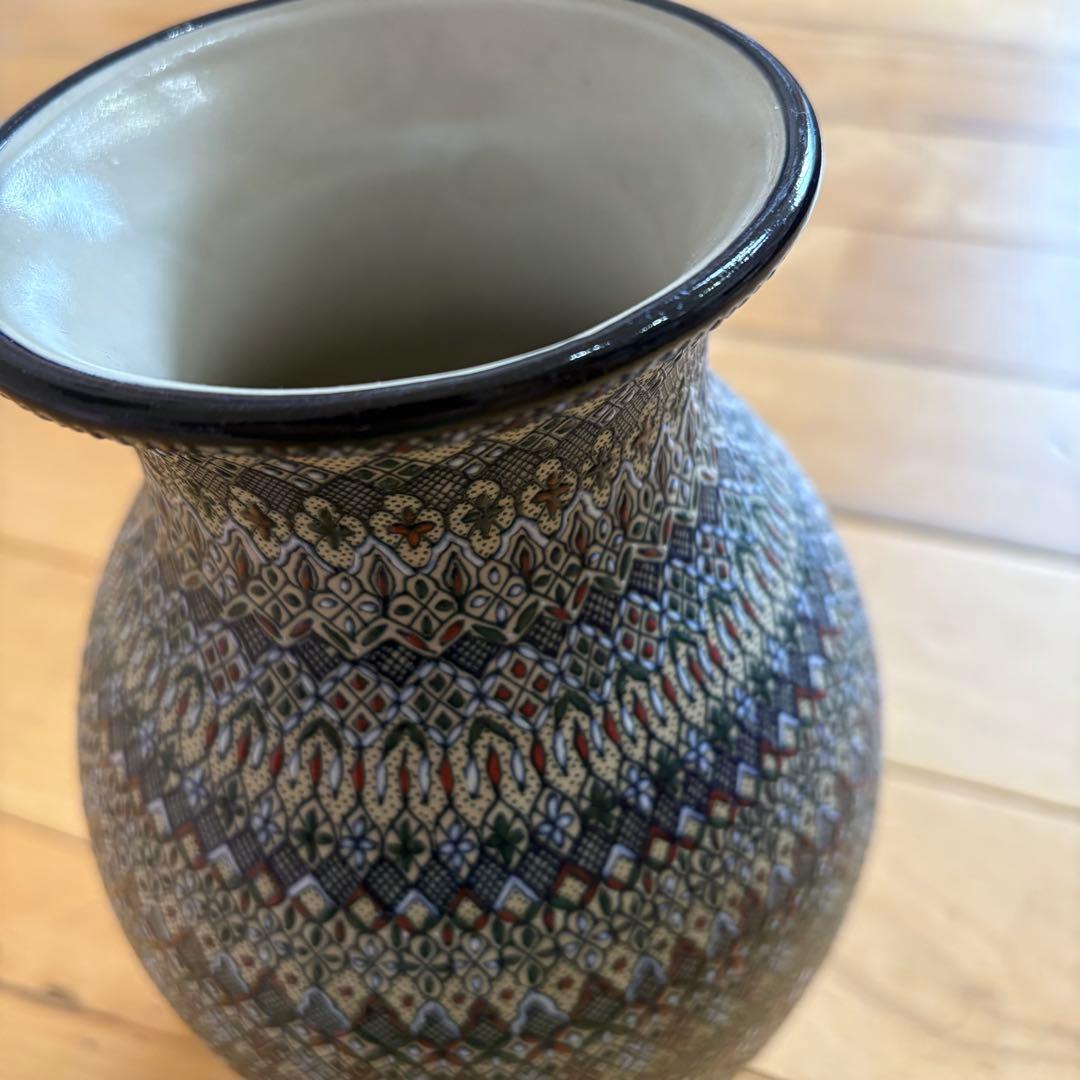 ☆希少☆ セルビン焼き Javier Servín 花瓶 フラワーベース 花器