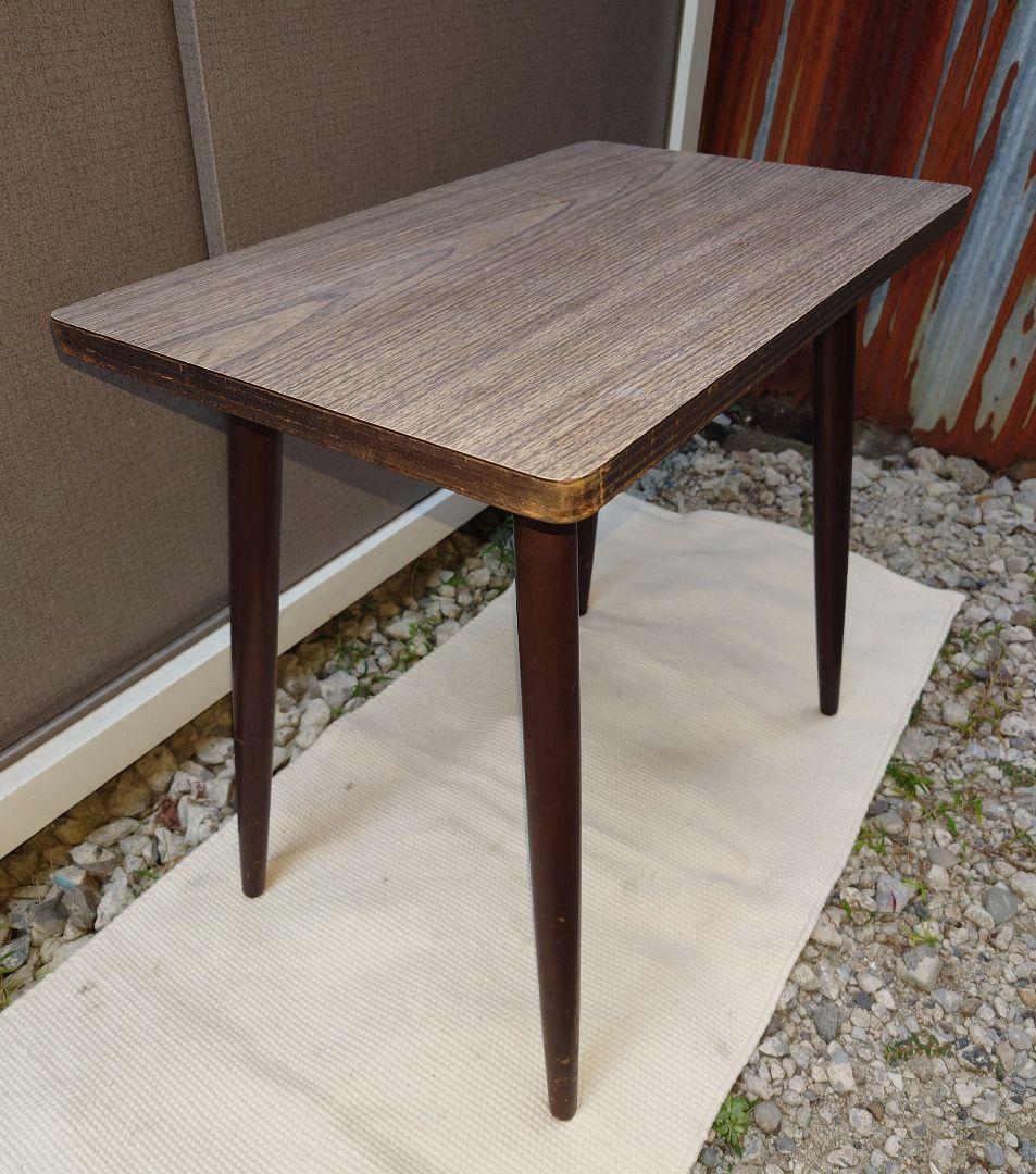 木製 キツツキ HSK テーブル サイドテーブル ミニテーブル デコラトップ ①