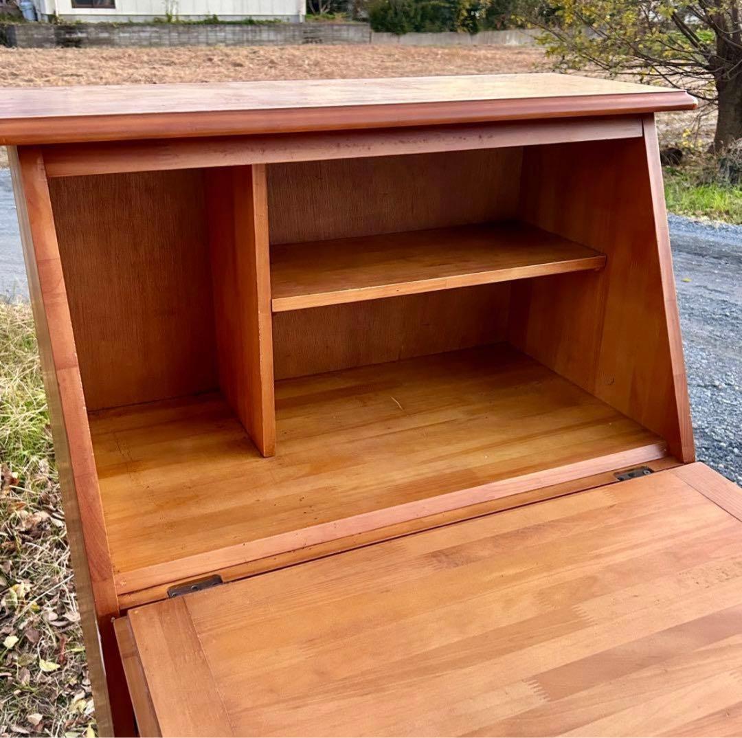 スペイン製 バレンシア パイン材 ライティングビューロー ライティングデスク