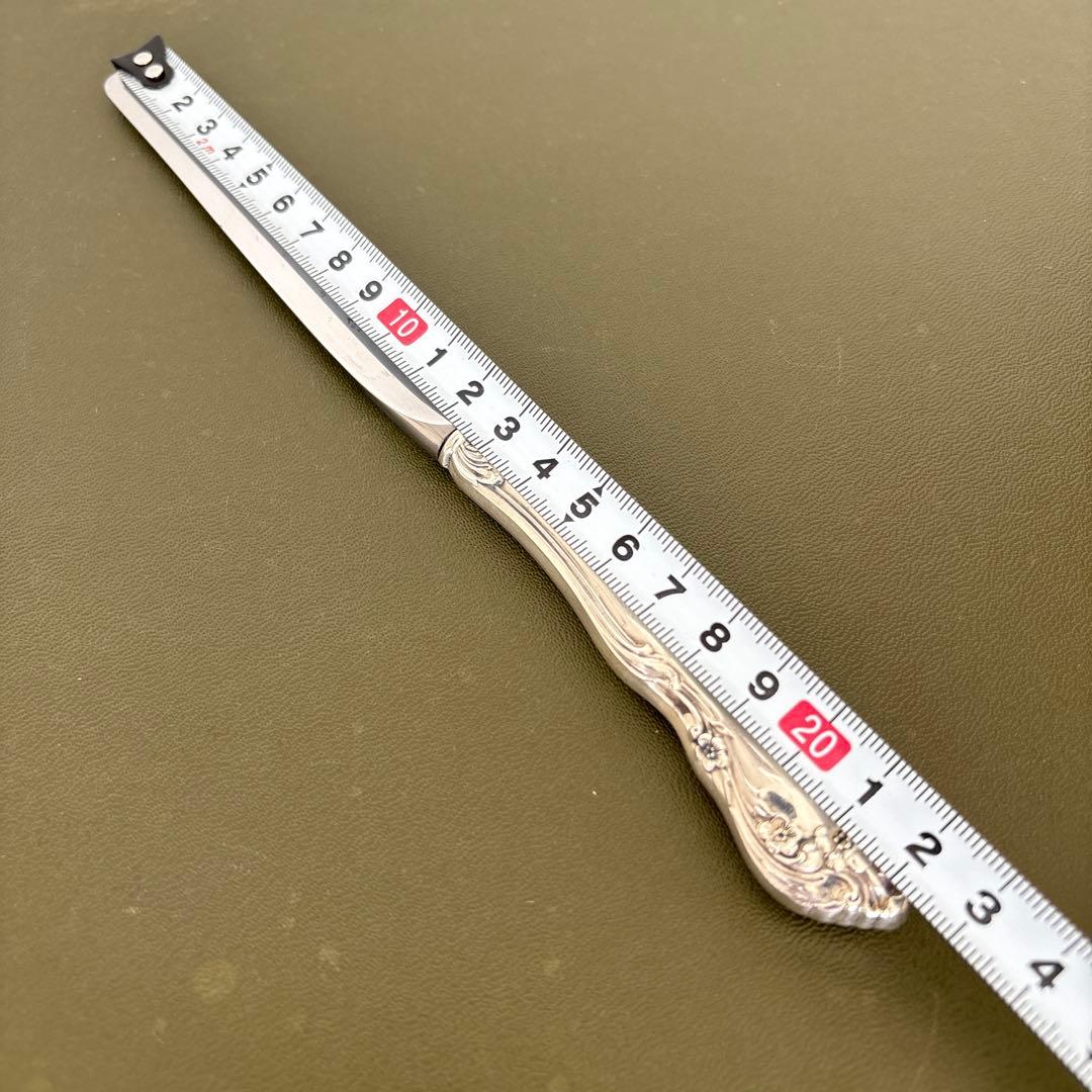 ビンテージ　ALVIN STERLING ナイフ　純銀　Chateau Rose