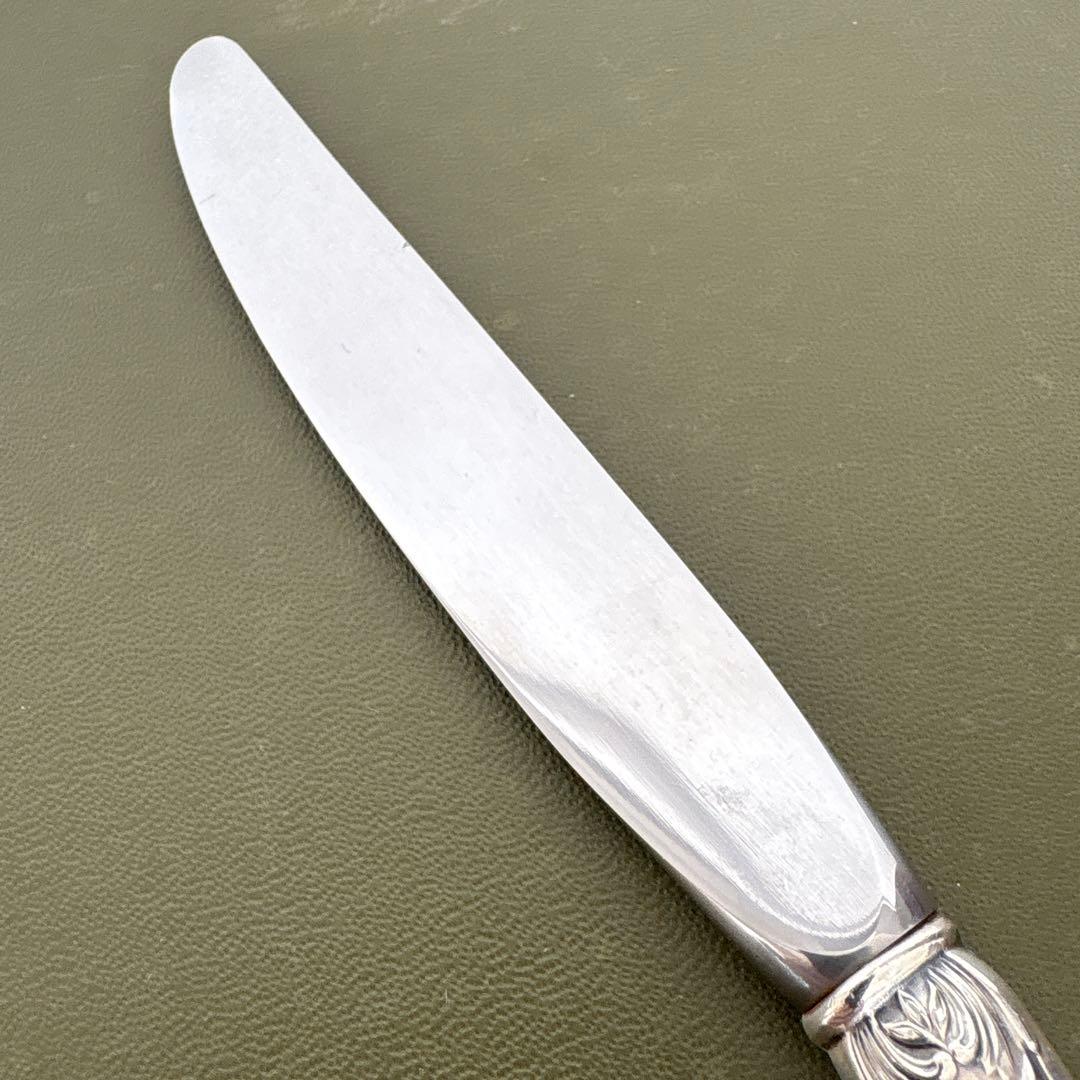 ビンテージ　ALVIN STERLING ナイフ　純銀　Chateau Rose