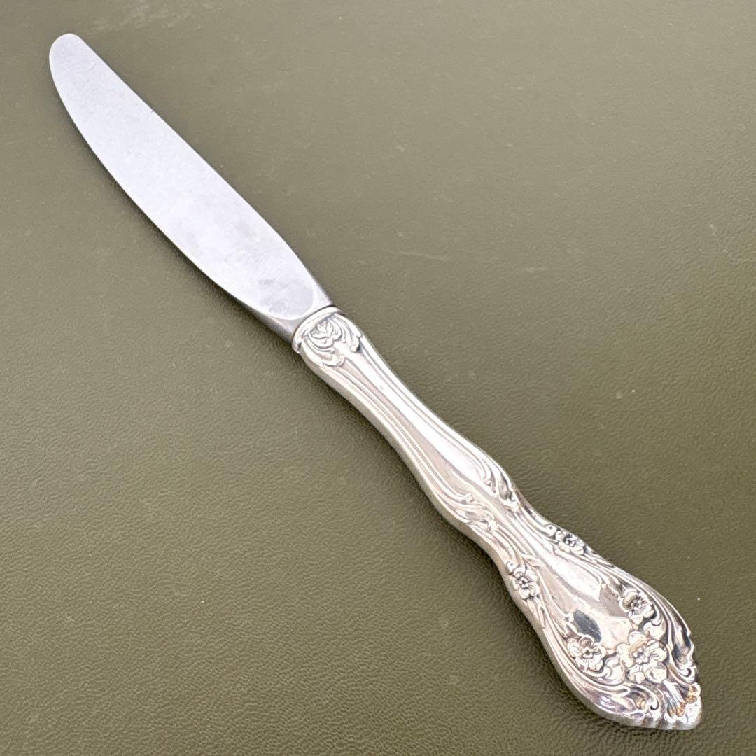 ビンテージ　ALVIN STERLING ナイフ　純銀　Chateau Rose