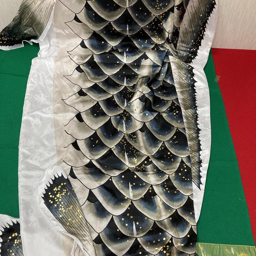 SKO106 徳永鯉　吉兆鯉　鯉のぼり4m 黒 　黒鯉4m　お父さん鯉4m